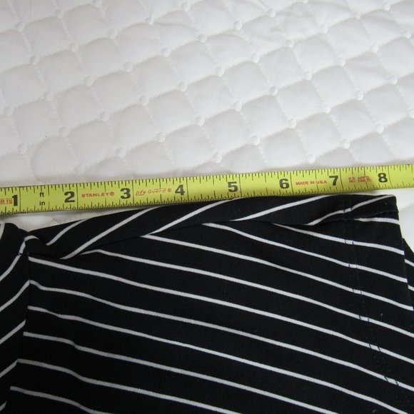 Kenneth Cole Reaction Black and White Striped Dress - Picture 8 of 9